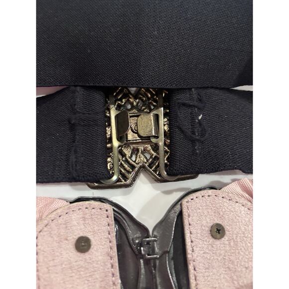 5 Vintage 80's 90's Womens Stretch Belts Wide Retro Glam Metal Lot Y2K - Picture 7 of 7